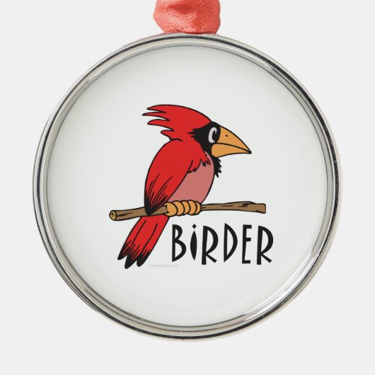 Vogelwateren Metalen Ornament (Voorkant)