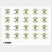 Vogelwateren, vogels ronde sticker (Vel)