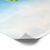 VogelWaterverf Parrot Macaw Cockatau Paraket Poster (Hoek)