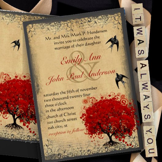  vogelweddenschappen met het hartverscheurend blad kaart