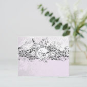  vogelwet muzikaal rondzwervend RSVP Kaartje (Staand voorkant)