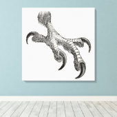 Vogelwetten met speciale aandacht voor Eagle Claw Canvas Afdruk (Insitu (Houten vloer))