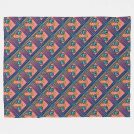 Vogelwezens kruisen snavels fleece deken