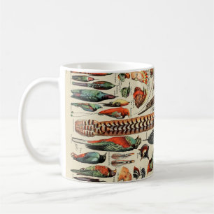 Vogelwildlife Antieke Veren Koffiemok