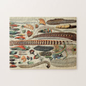 Vogelwildlife Antieke Veren Legpuzzel (Horizontaal)