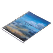 Vogelwolken Autumn Sky Ornitholoog Natuur Chang Notitieboek (Linkerzijde)