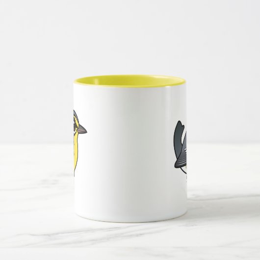 Vogelwortel van Adelaide Warbler Mok (Midden)