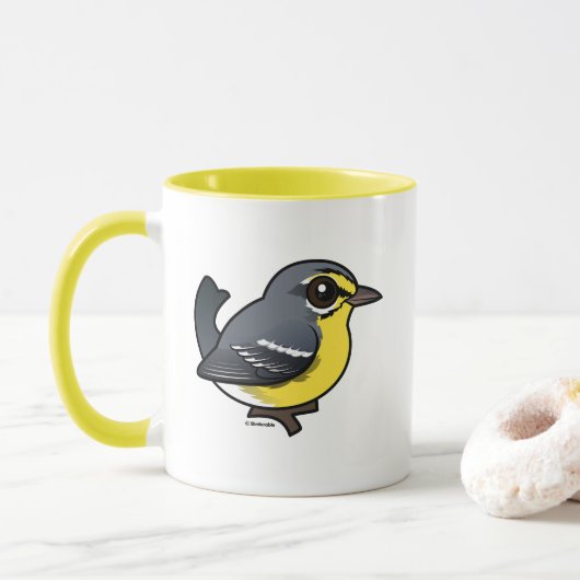Vogelwortel van Adelaide Warbler Mok (Met donut)
