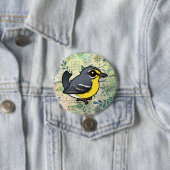 Vogelwortel van Adelaide Warbler Ronde Button 7,6 Cm (In situ)