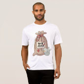Vogelzaadzak met boog en hart t-shirt (Voorkant volledig)