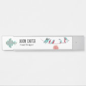 Vogelzang Desk Naambord Deurbordje (Voorkant)