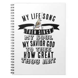 Vogelzang Hoe groot zijt Gij Christelijk Hymne Notitieboek