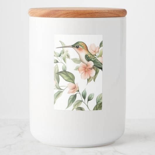 Vogelzang Keramische Opslagpot Voedselcontainer Etiket (Voorkant)