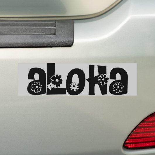 Vogelzelfklever (zwart) bumpersticker (Op auto)