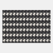  vogelzwarte illustratie inpakpapier vel (Voorkant 3)