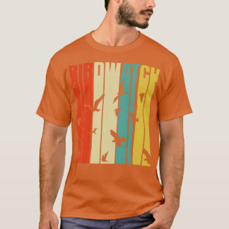 Vogelzwemmer die terugtrekkende vogelwachter ornit t-shirt