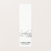 Vogelzwerm Visitekaartje (Buitenkant ongevouwen)