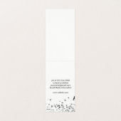 Vogelzwerm Visitekaartje (Binnenkant ongevouwen)