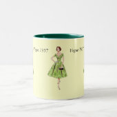 Vogue 1957 tweekleurige koffiemok (Center)