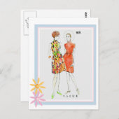 Vogue 1976 briefkaart (Voorkant / Achterkant)