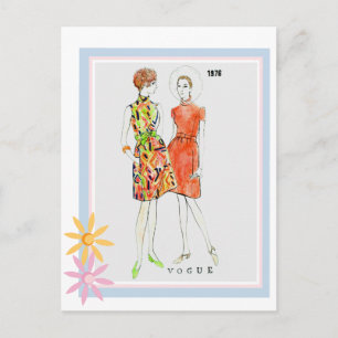 Vogue 1976 briefkaart