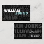 Vogue iv visitekaartje (Voorkant / Achterkant)