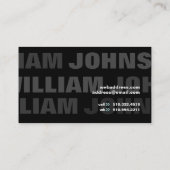 Vogue iv visitekaartje (Achterkant)