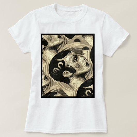 Vogue jaren '20 t-shirt (Design voorkant)