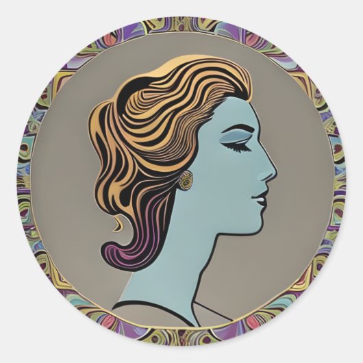 Vogue Lady Sticker v2 (Voorkant)