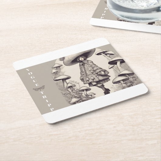 Vogue Tripp Kartonnen Onderzetters (Schuin)