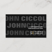 Vogue vI Visitekaartje (Achterkant)