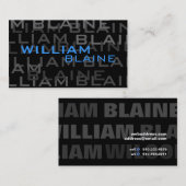 Vogue vii visitekaartje (Voorkant / Achterkant)