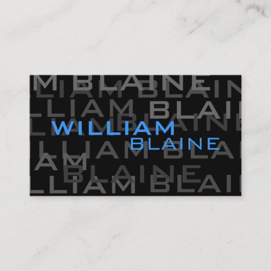 Vogue vii visitekaartje (Voorkant)