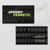 Vogue viii visitekaartje (Voorkant / Achterkant)