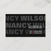 Vogue Visitekaartje (Achterkant)