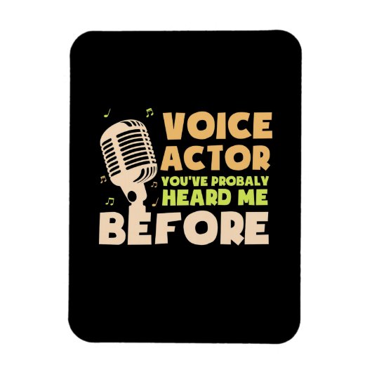 Voice Actor Magneet (Verticaal)