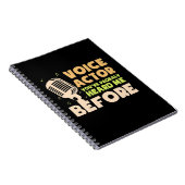 Voice Actor Notitieboek (Rechterzijde)