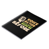 Voice Actor Notitieboek (Linkerzijde)