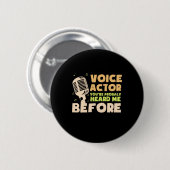 Voice Actor Ronde Button 5,7 Cm (Voorkant /achterkant)