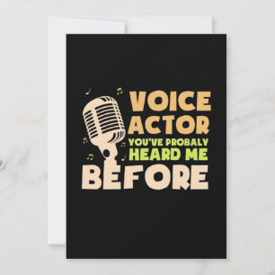 Voice Actor Save The Date