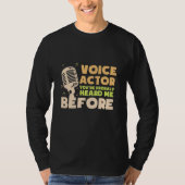 Voice Actor T-shirt (Voorkant)