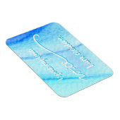 "Voice" Blue Throat Chakra Inspiring Words Magnets Magneet (Rechterzijde)