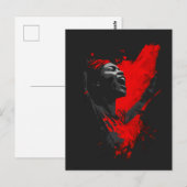 Voice in Red Briefkaart (Voorkant / Achterkant)