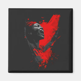 Voice in Red Magneet