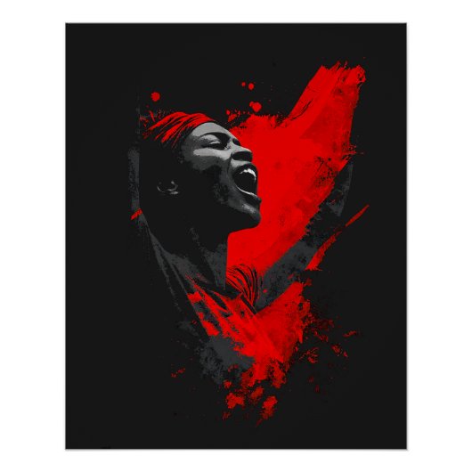 Voice in Red Perfect Poster (Voorkant)