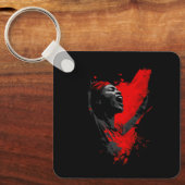 Voice in Red Sleutelhanger (Voorkant)