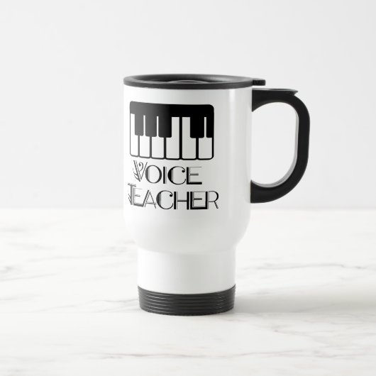 Voice Music Teacher Gift Reisbeker (Rechts)