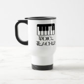 Voice Music Teacher Gift Reisbeker (Links)