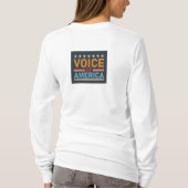 Voice of America Sweatshirt voor Dames (Achterkant)