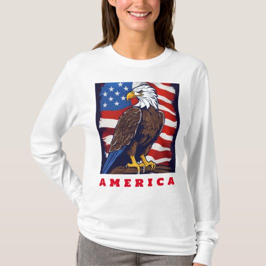 Voice of America Sweatshirt voor Dames (Voorkant)